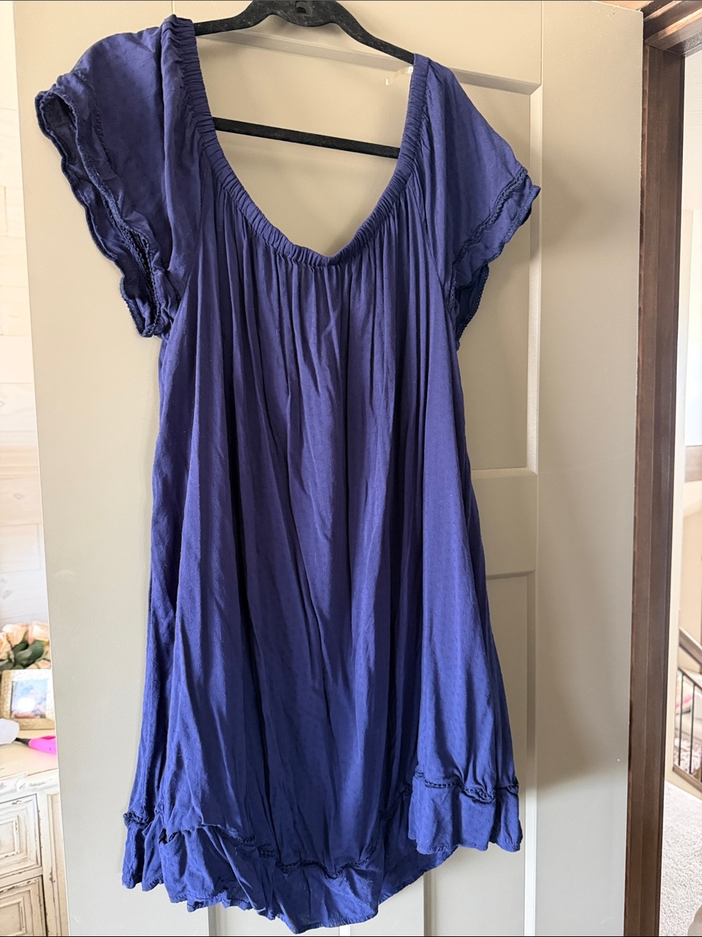 hinge purple baby doll dress